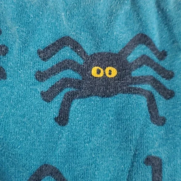 Hanna andersson spider pajama pants 130 sz 8 pajamas Halloween spooky boys girls - Picture 5 of 5